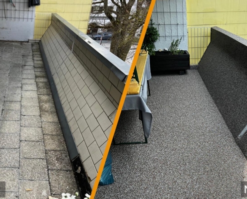 Sanierung vorher / nachher